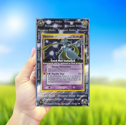 Mewtwo Gold Star 103/110 EX Holon Phantoms Extended Artwork Case