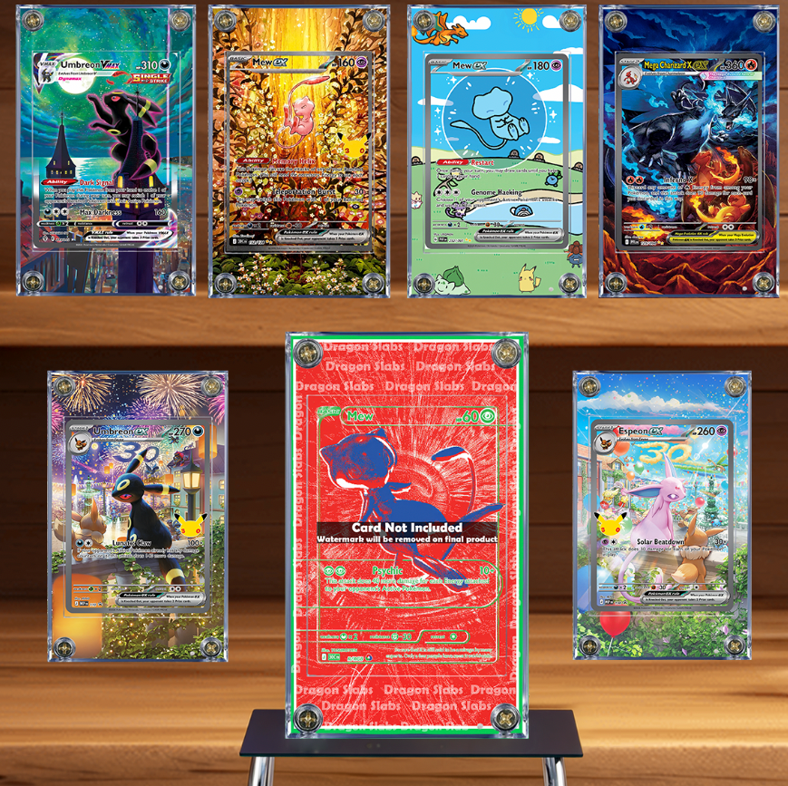 Pokemon Mew R/RGB Red Me: 30th Celebration Extended Artwork Case