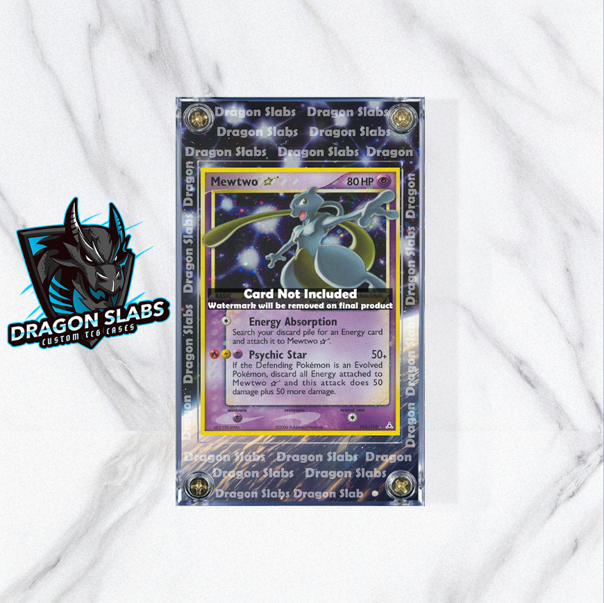 Mewtwo Gold Star 103/110 EX Holon Phantoms Extended Artwork Case