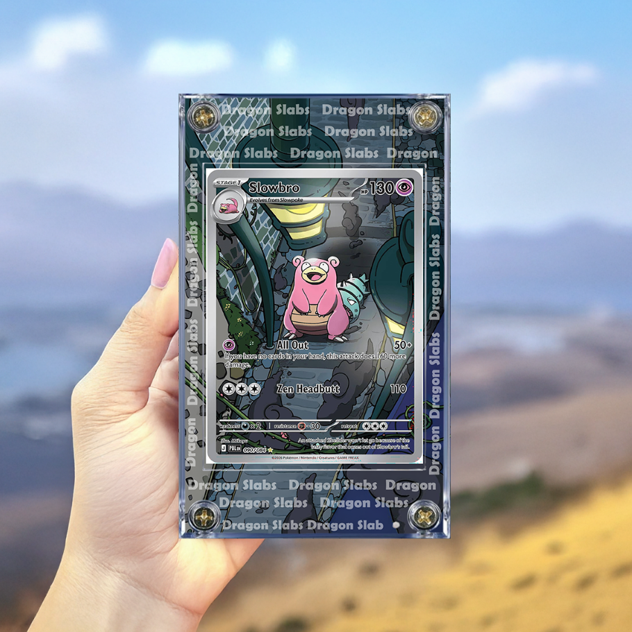 Pokemon Slowbro IR 090/084 Pitch Black Extended Artwork Case