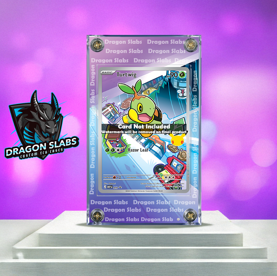 x3 Pokemon Turtwig Chimchar Piplup First Partner Promo Extended Artwork Cases