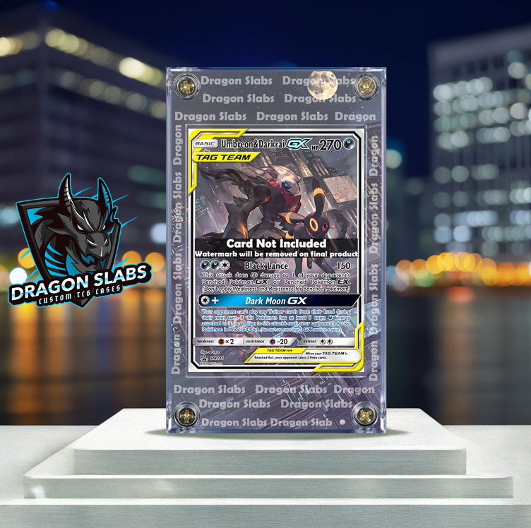 Pokemon Umbreon & Darkrai GX Tag Team Promo SM241 Extended Artwork Case