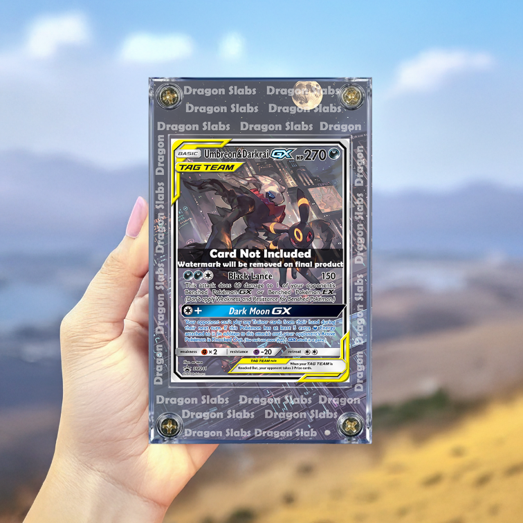 Pokemon Umbreon & Darkrai GX Tag Team Promo SM241 Extended Artwork Case