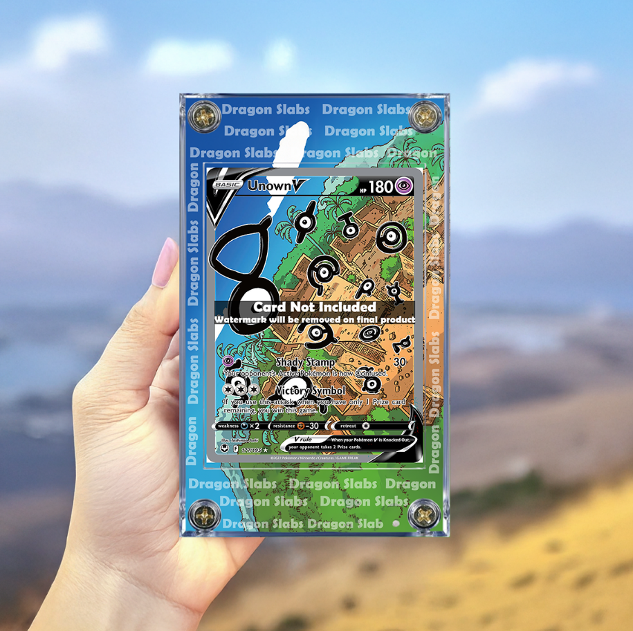 Pokemon Unown V 177/195 Alt Art Silver Tempest Extended Artwork Case