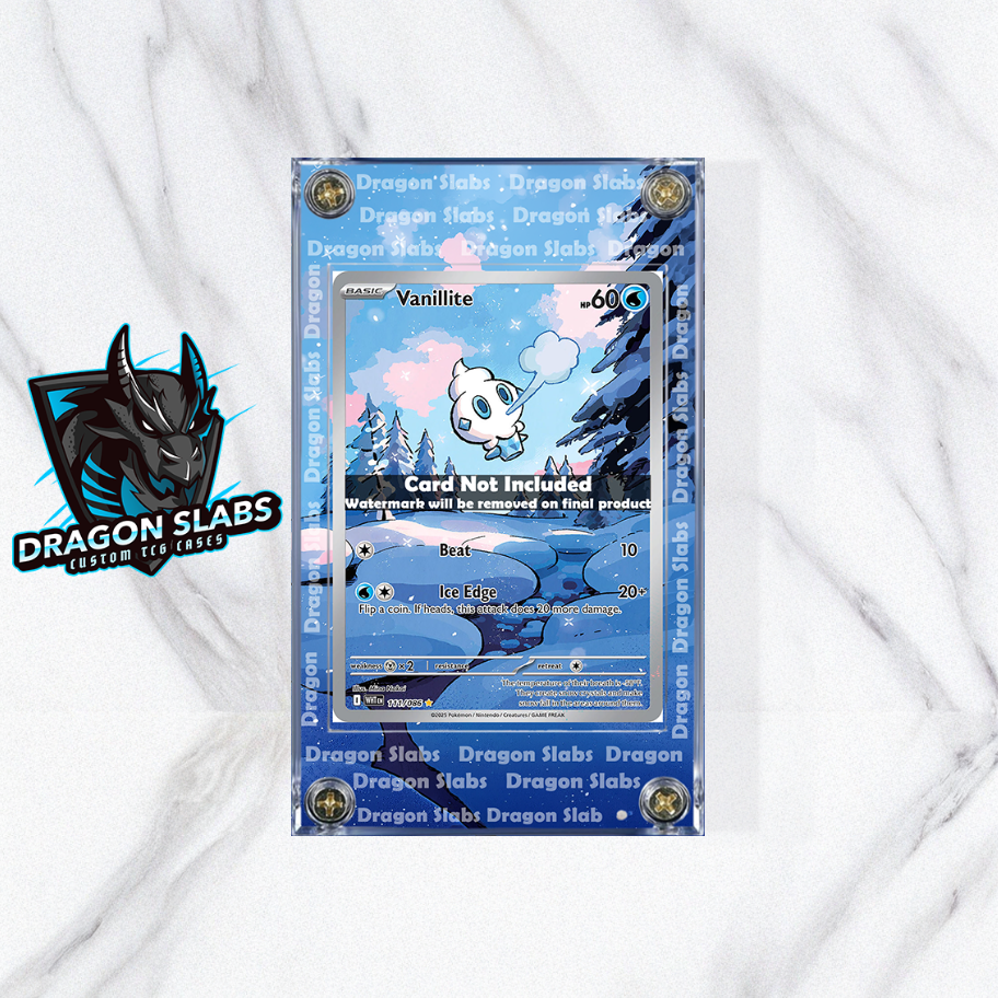 Pokemon Vanillite 111/086 White Flare Extended Artwork Case