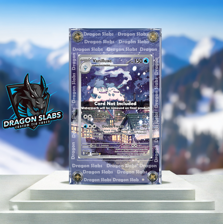 x3 Pokemon Vanillite Vanillish Vanilluxe White Flare Extended Artwork Cases