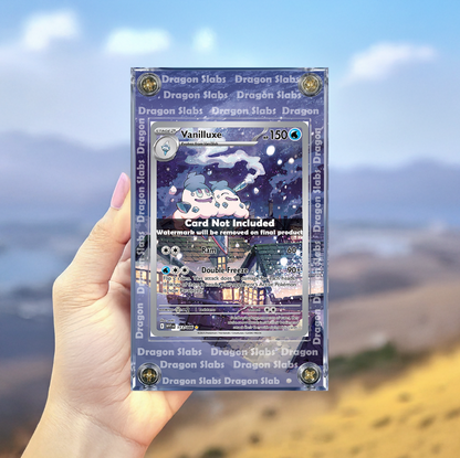 x3 Pokemon Vanillite Vanillish Vanilluxe White Flare Extended Artwork Cases