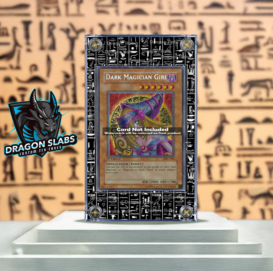 Yugioh Purple Hieroglyphics Dark Magician Extended Artwork Case