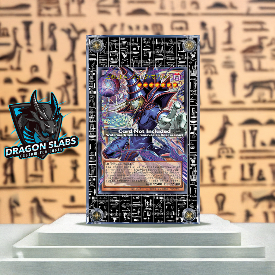 Yugioh Purple Hieroglyphics Dark Magician Extended Artwork Case