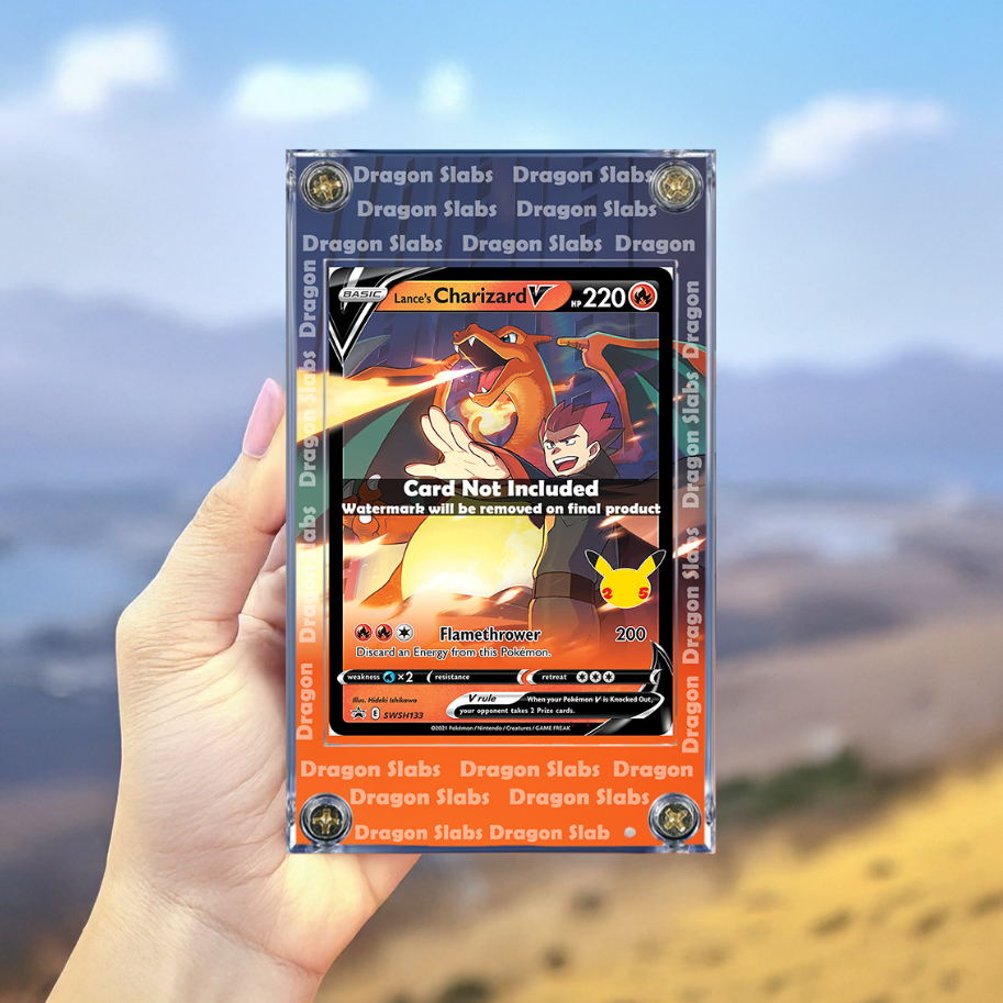 Pokemon Lance's Charizard V Promo SWSH133 Extended Artwork Case