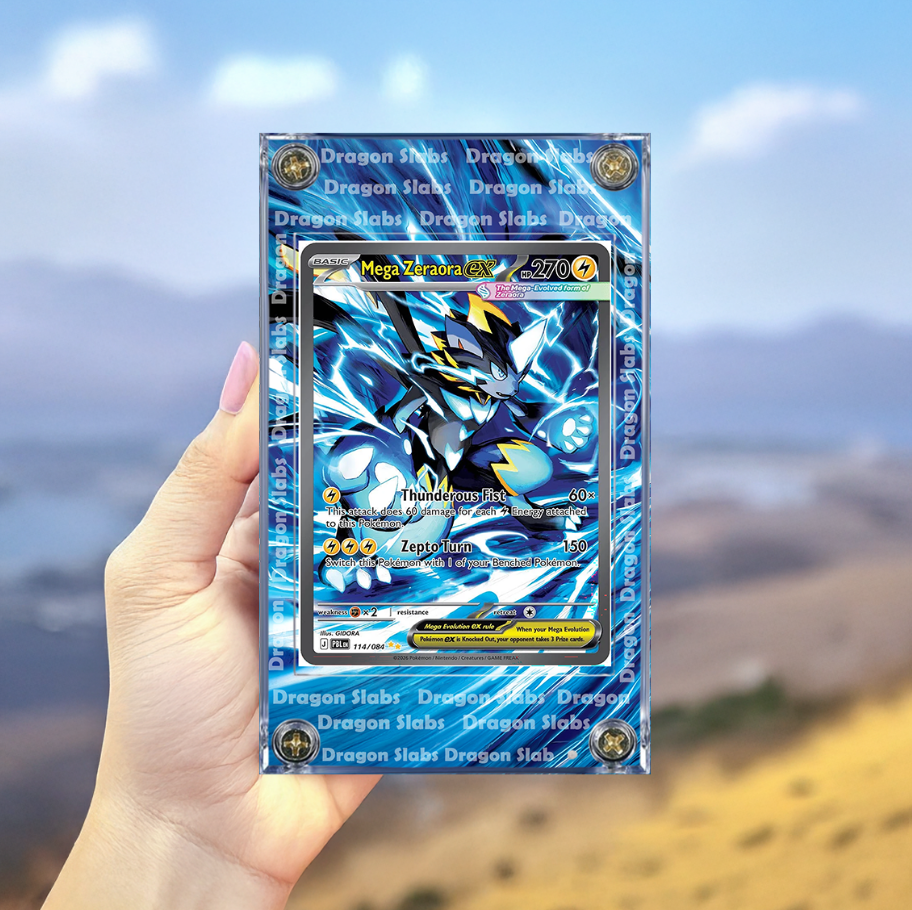 Pokemon Mega Zeraora EX 114/084 Pitch Black Extended Artwork Case