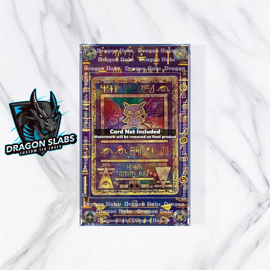 Ancient Mew Promo Custom Display Case from Pokemon Movie 2000 Extended Artwork