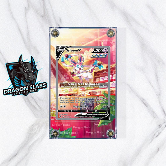 Pokemon Sylveon V Alt Art 184/203 SWSH Evolving Skies Extended Artwork Case