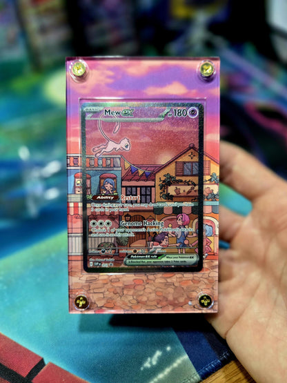 Pokemon Mew 151 Promo SVP 053 Extended Artwork Display Case