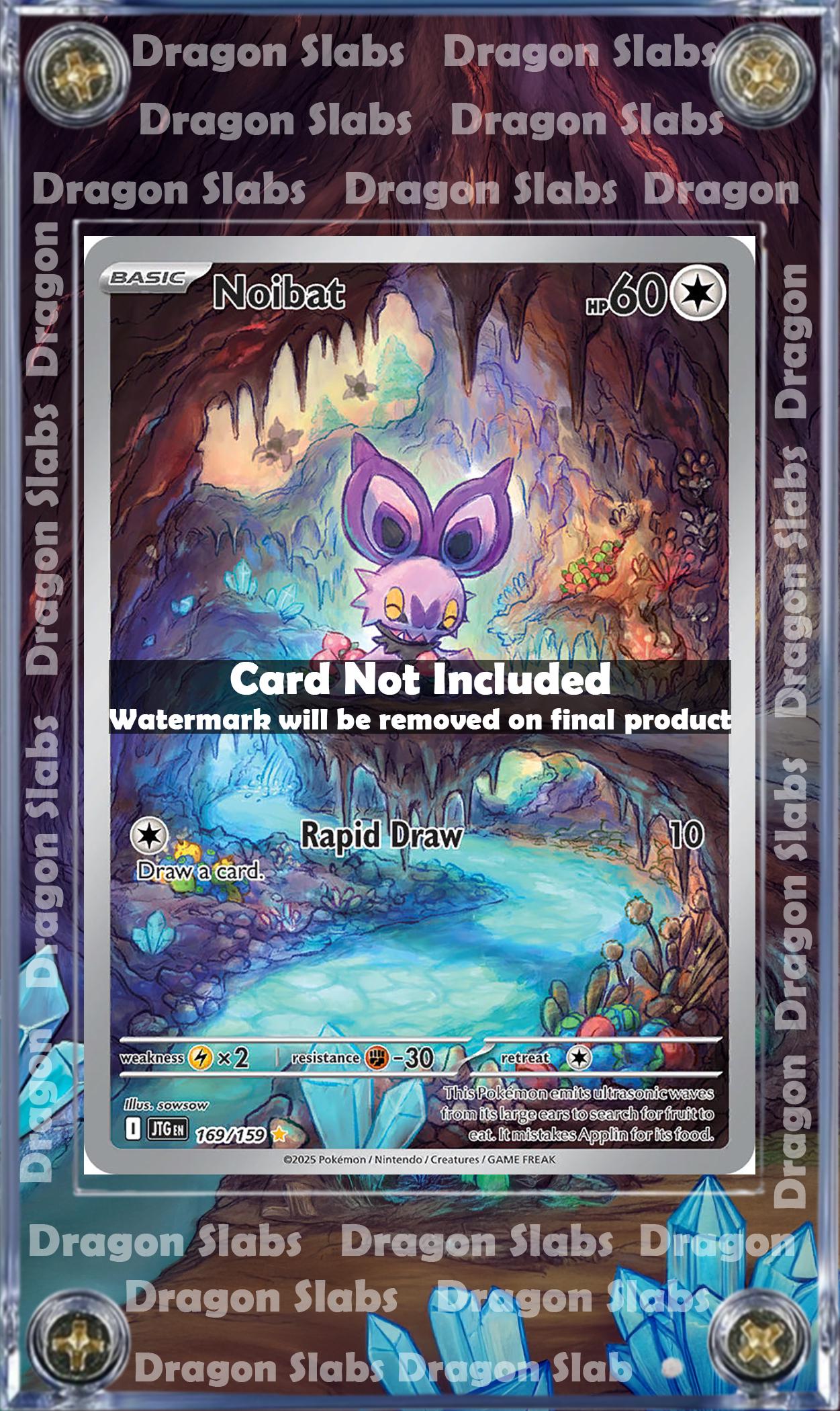 Pokemon Noibat 169/159 Journey Together Extended Art Custom Case