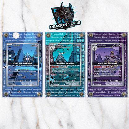 X3 Pokemon Duskull Dusclops Dusknoir IR 068,069,070 Shrouded Fable Custom Cases Extended Artwork