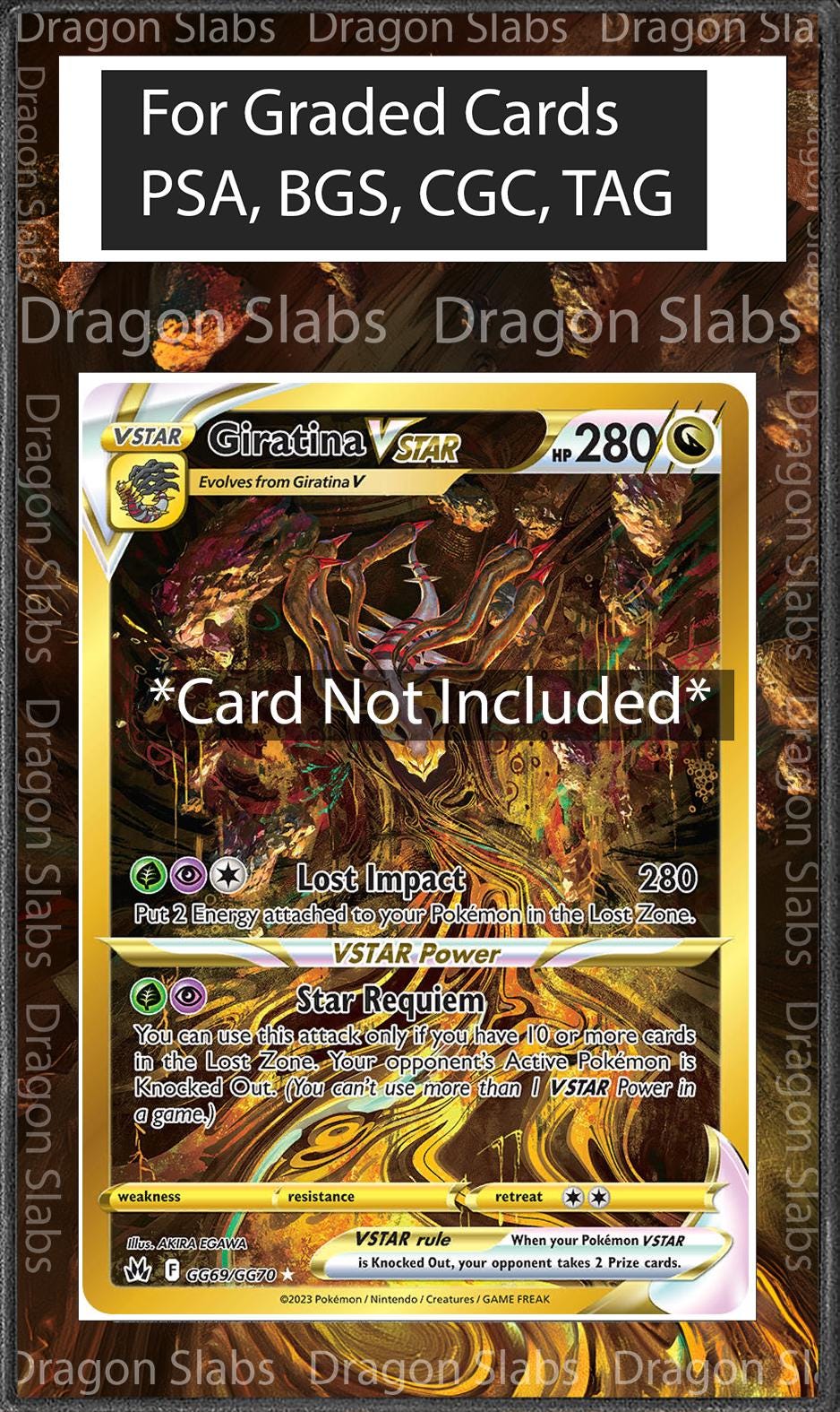 x4 Giratina Dialga Arceus Palkia GG 67 68 69 70 Psa Bgs Cgc TAG Extended Artwork Pokemon TCG