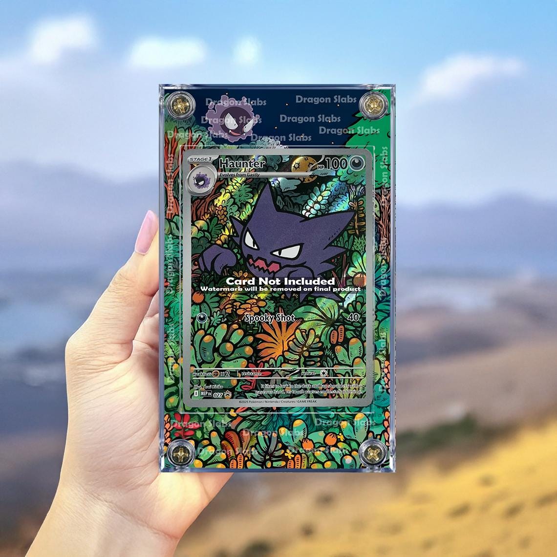 Pokemon Haunter IR 027 Promo Mega Battle Deck Extended Artwork Case