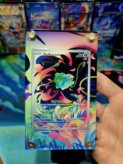 Pokemon Bulbasaur IR Mega Evolution 133/132 Extended Art Custom Case
