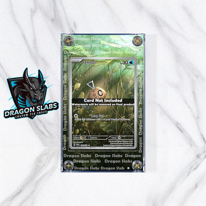 Pokemon Feebas 198/191 IR Custom Display Case from Surging Sparks Extended Artwork