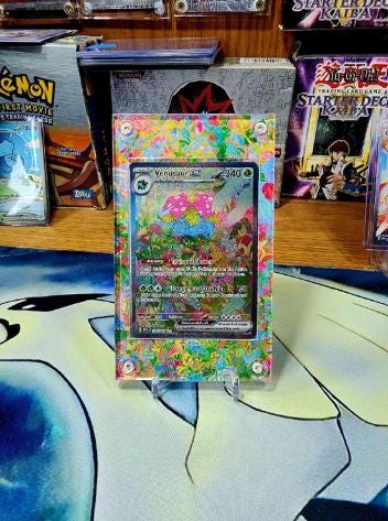 Pokemon Venusaur EX 151 Promo SVP 198 Custom Display Case