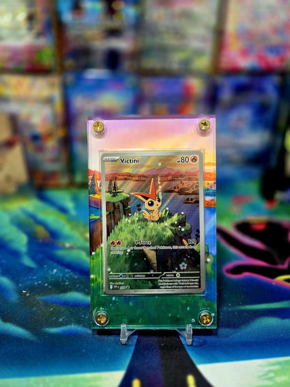 Pokemon Victini SVP 208 Promo White Flare Black Bolt Extended Art Case