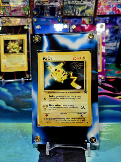 Pokemon Pikachu Black Star Promo #4 Extended Art Custom Case