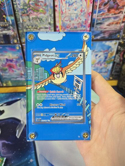 x3 Pidgey Pidgeotto Pidgeot EX 207, 208, 225/197 Obsidian Flames Custom Cases