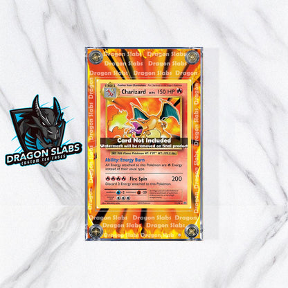 Pokemon Charizard Base Set Custom Extended Artwork Case