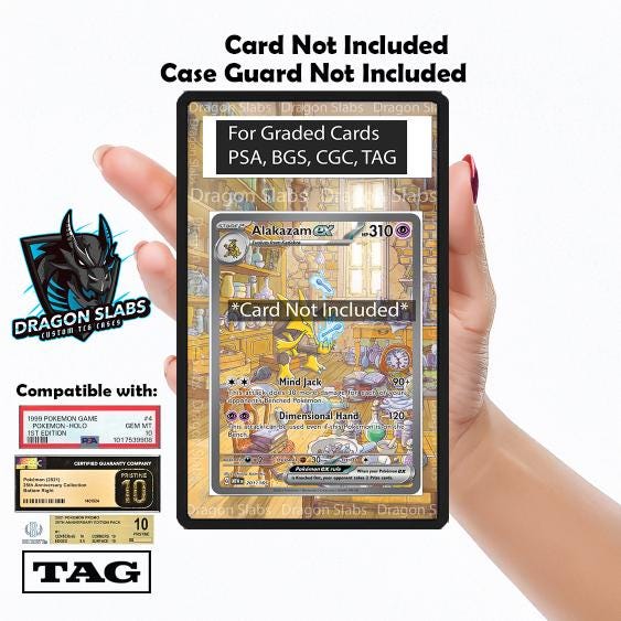 Alakazam EX 201 Pokemon 151 Psa Bgs Cgc Tag Extended Artwork Pokemon TCG