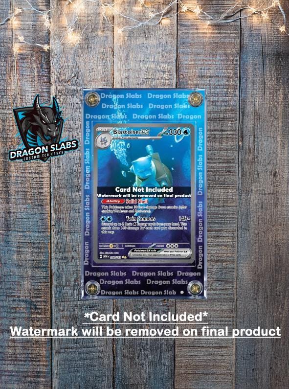 Pokemon Blastoise EX 200 SIR 151 Extended Art Case Extended Artwork