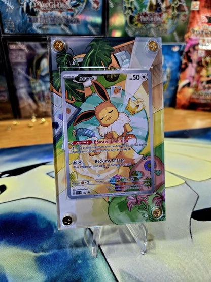 Pokemon Eevee Promo 173 Prismatic Evolutions ETB Custom Case Extended Artwork