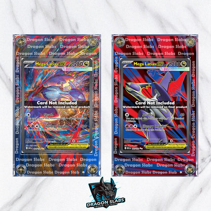 x2 Pokemon Mega Latias EX 181 163 Mega Evolution Extended Art Custom Cases