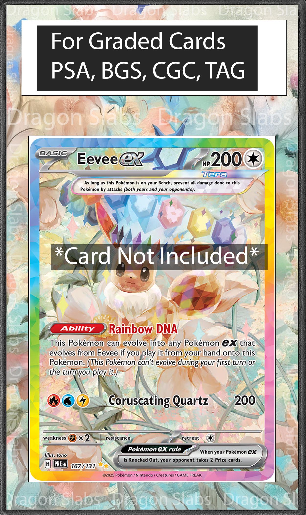 Eevee EX 167 SIR Prismatic Evolutions Psa Bgs Cgc Tag Extended Artwork Pokemon TCG