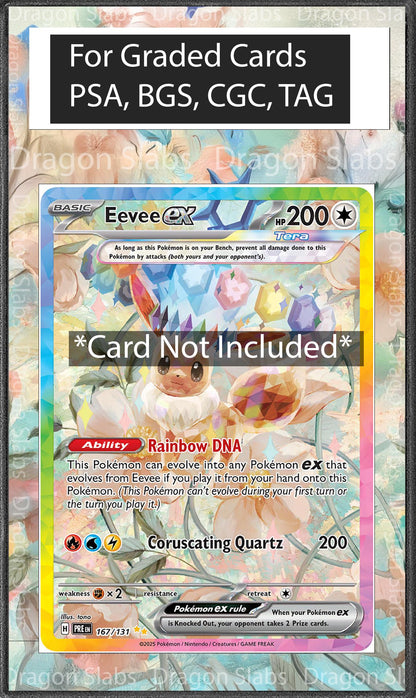 Eevee EX 167 SIR Prismatic Evolutions Psa Bgs Cgc Tag Extended Artwork Pokemon TCG