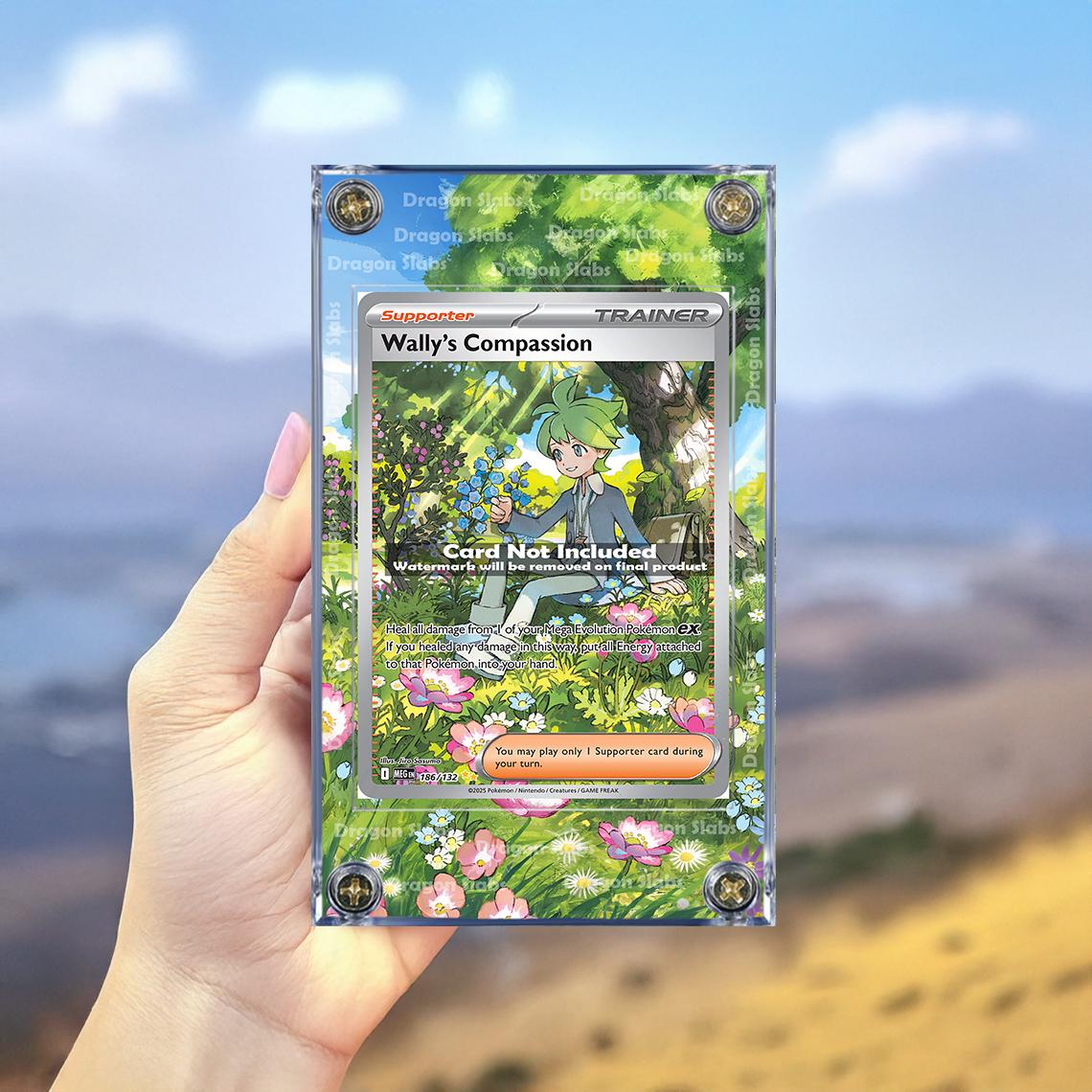 Pokemon Wally's Compassion Mega Evolution 186/132 Extended Artwork Case