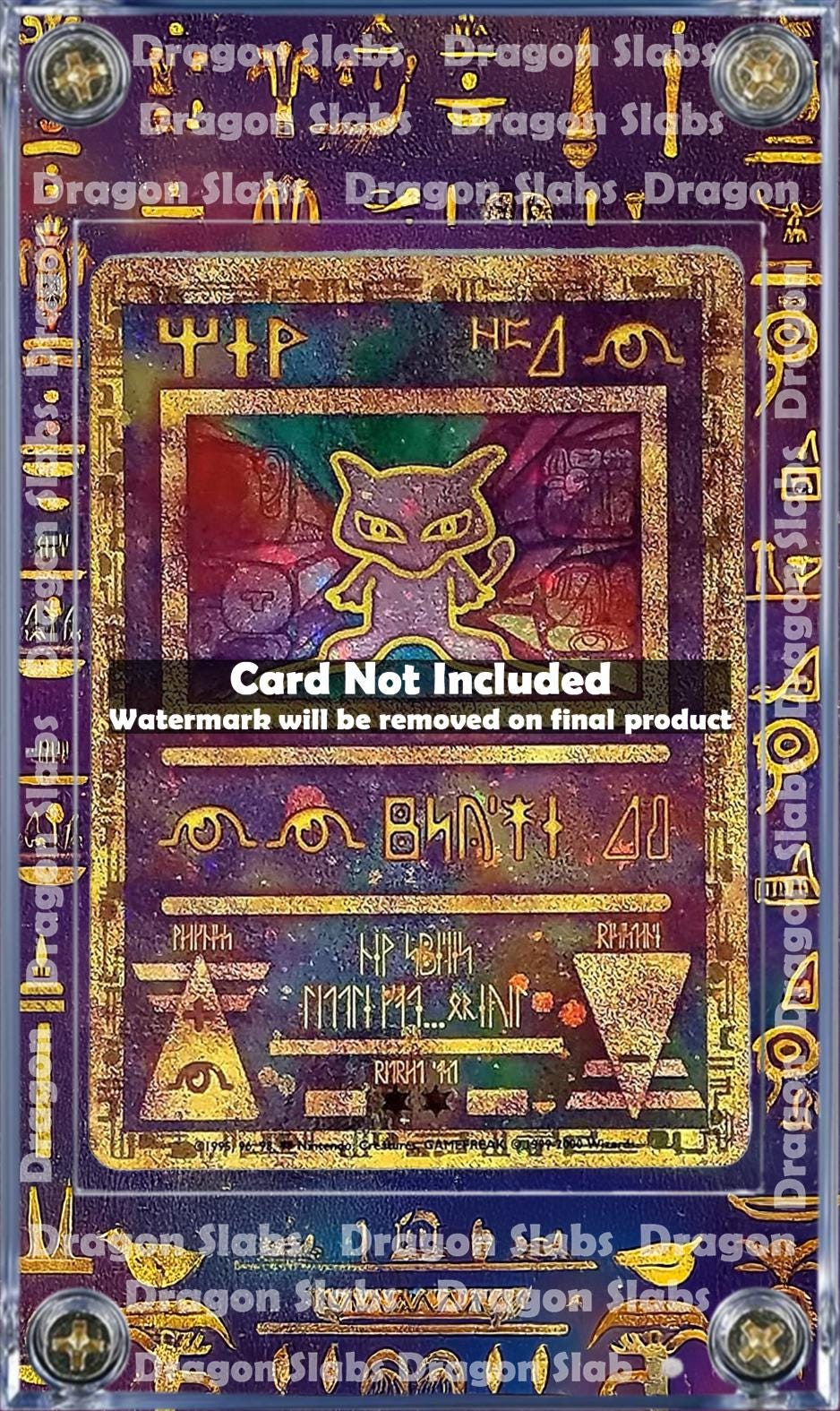 Ancient Mew Promo Custom Display Case from Pokemon Movie 2000 Extended Artwork