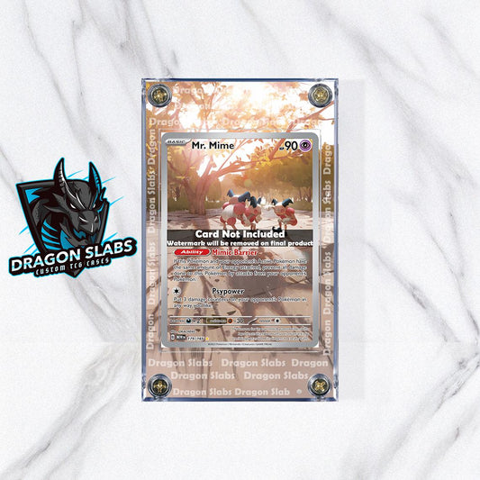 Pokemon 151 Mr. Mime 179/165 Custom Display Case from Pokemon 151 Extended Artwork
