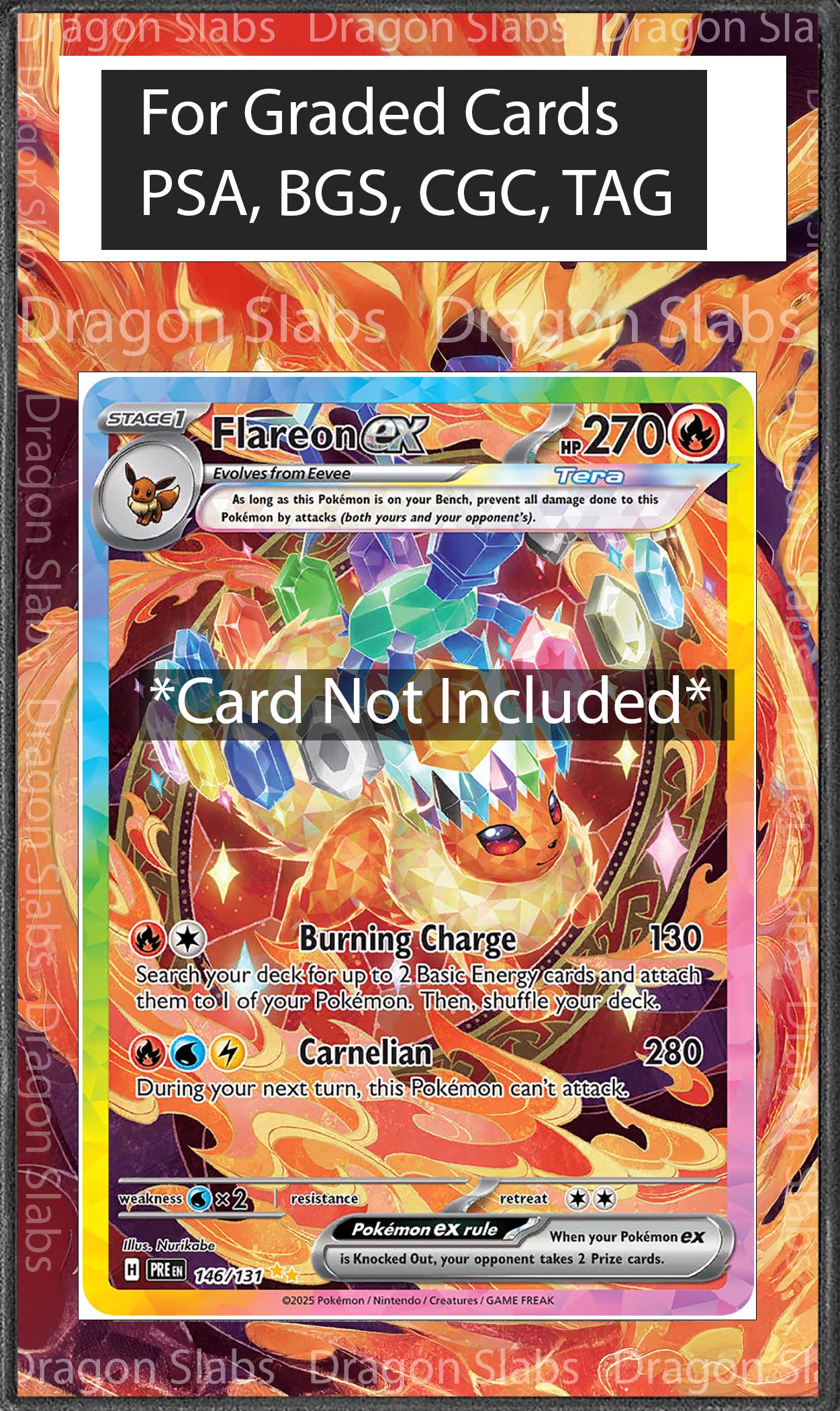 Flareon EX SIR 146 Prismatic Evolutions Psa Bgs Cgc Tag Extended Artwork Pokemon TCG