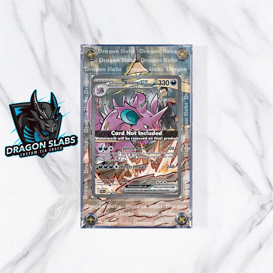 Pokemon Nidoking ex 233/182 Destined Rivals Extended Art Case