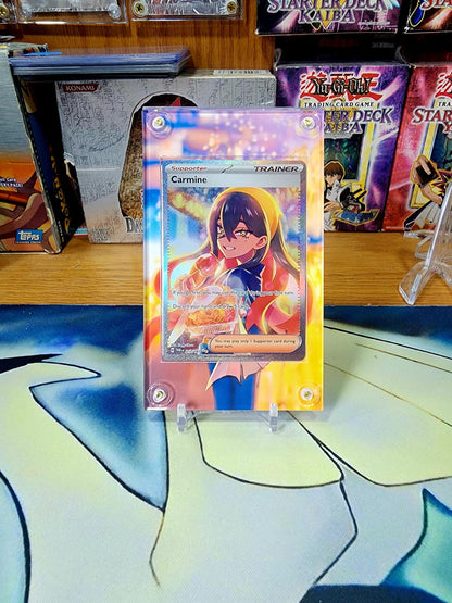 x2 Pokemon Carmine 217 & 204 SIR Twilight Masquerade Extended Artwork Cases