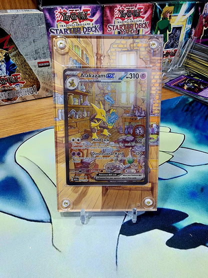 Pokemon Alakazam EX SIR 201/165 151 Custom Case Slab Extended Artwork