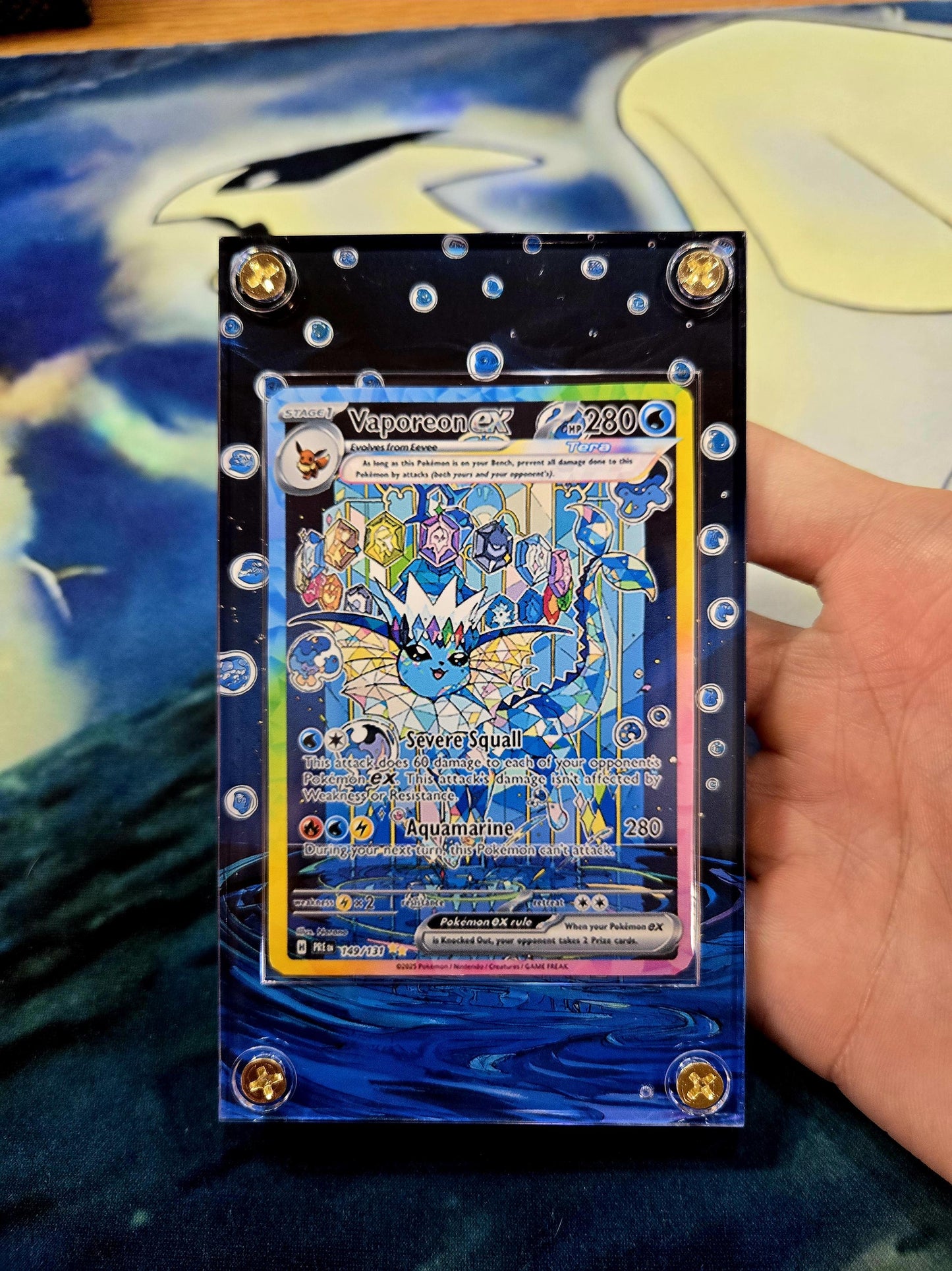 x3 Pokemon Card Jolteon, Vaporeon, Flareon EX SIR 146,149,153 Prismatic Evolutions Extended Artwork Cases