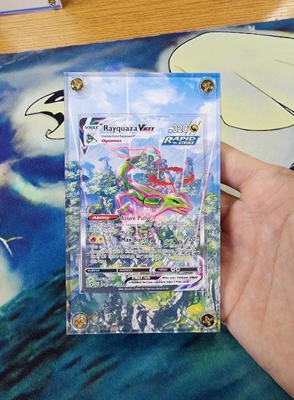 x2 Pokemon Rayquaza Vmax VM Alt Art 194 Evolving Skies Extended Artwork Case