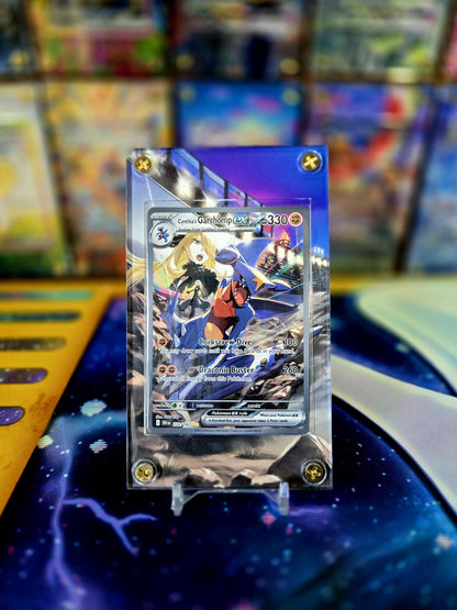 Pokemon Cynthia's Garchomp EX SIR 232/182 Destined Rival Extended Art Case