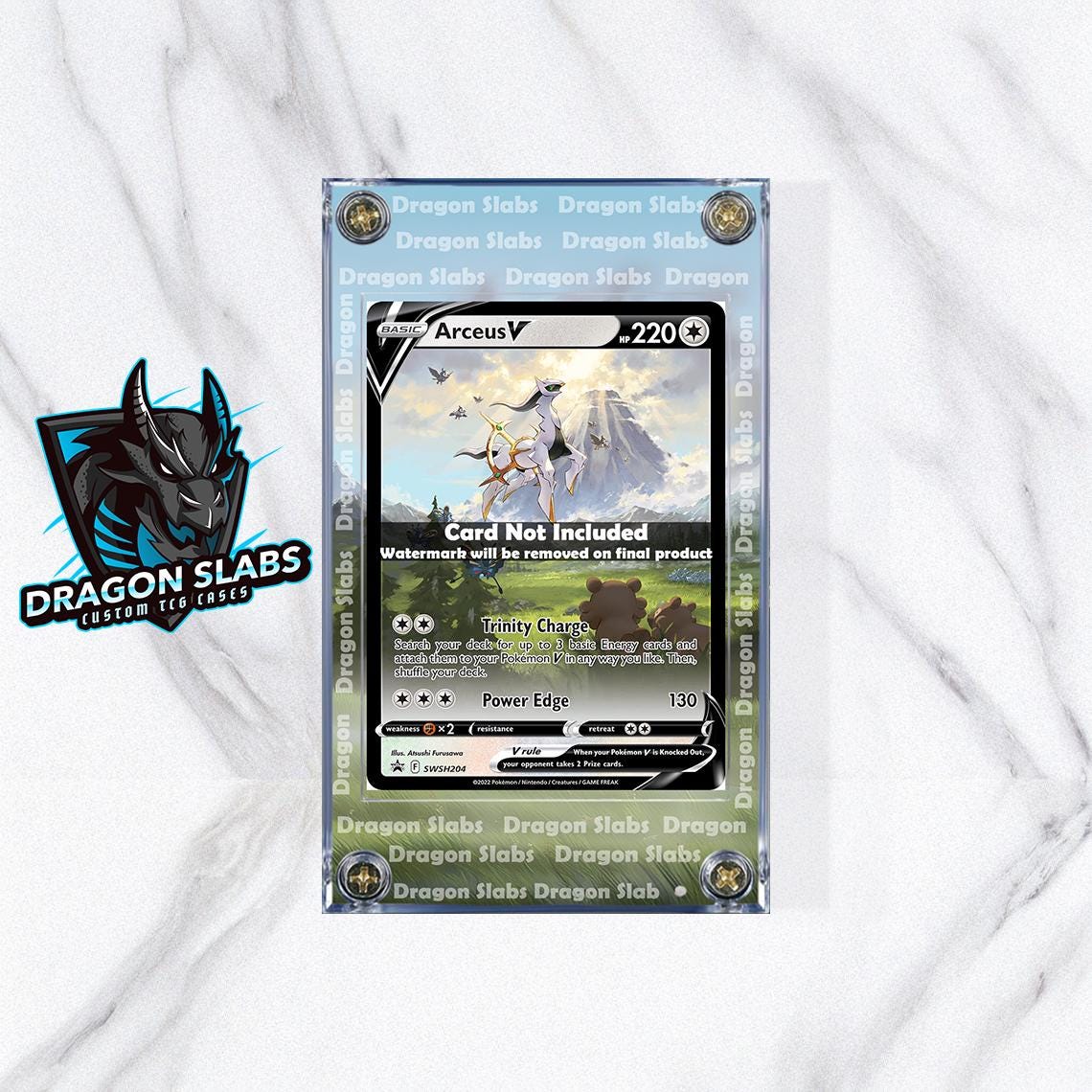 Pokemon Arceus V SWSH 204 Promo Alt Art Extended Artwork Case