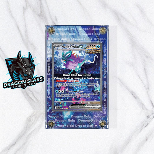 Pokemon Walking Wake EX 205 Custom Display Case Extended Artwork From Silver Tempest