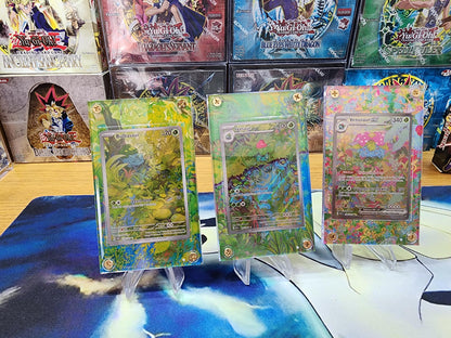 Pokemon Bulbasaur, Ivysaur, Venusaur 151 Custom Display Cases Extended Artwork