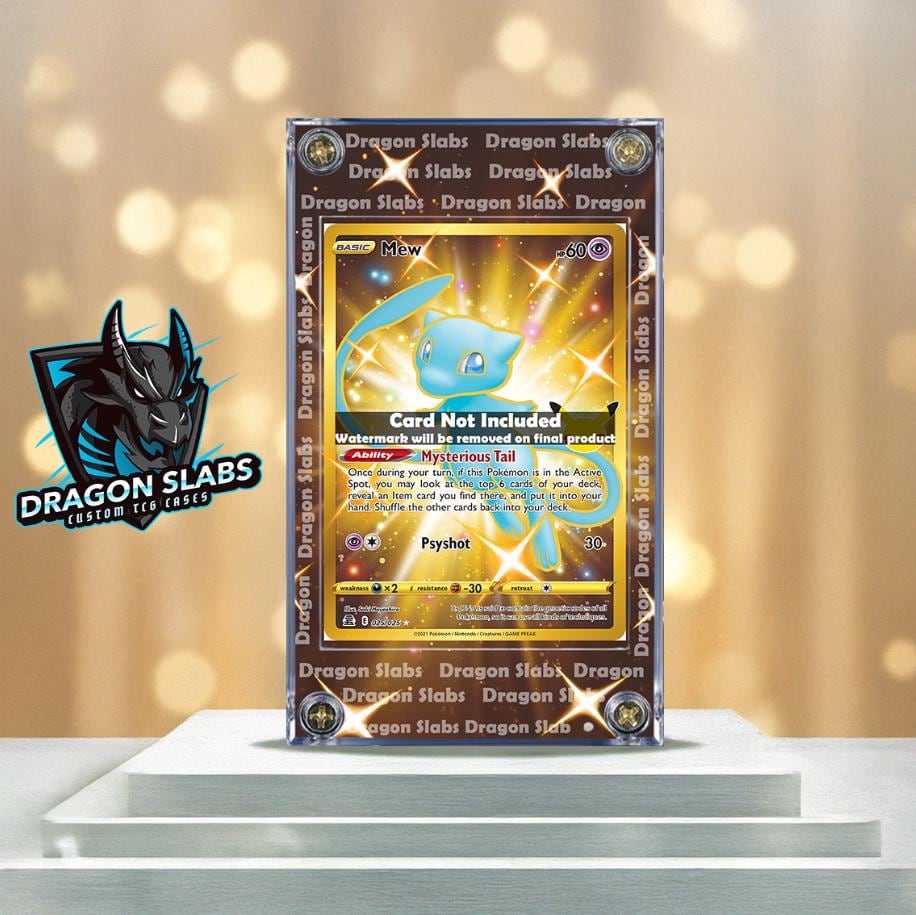 Pokemon Mew 025/025 Gold Celebrations Extended Artwork Case