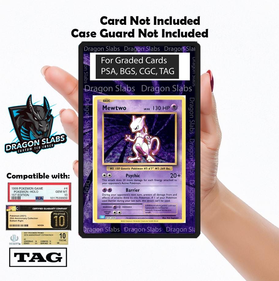 Mewtwo Base Set PSA bgs CGC tag Extended Artwork Pokemon